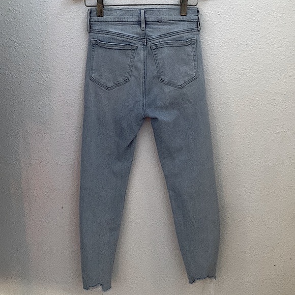 LOFT • High Waist Button Up Skinny Jeans - Picture 2 of 5